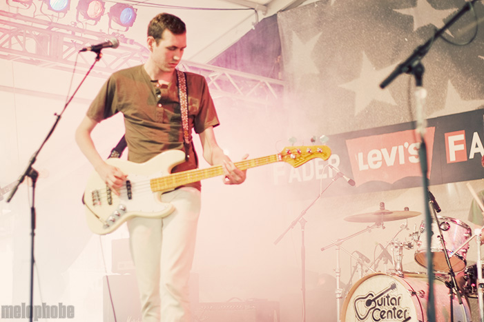 Abe Vigoda at Levi's/Fader Fort, March 18, 2009. Photo by Joshua Holt.
