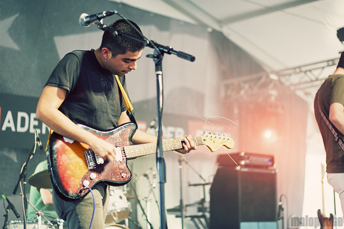 Abe Vigoda at Levi's/Fader Fort, March 18, 2009. Photo by Joshua Holt.
