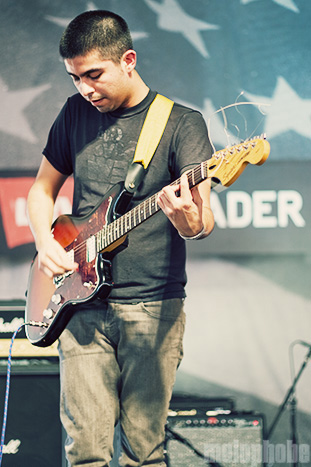 Abe Vigoda at Levi's/Fader Fort, March 18, 2009. Photo by Joshua Holt.
