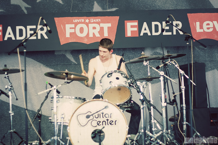 Let's Wrestle at Levi's/Fader Fort, March 18, 2009. Photo by Joshua Holt.