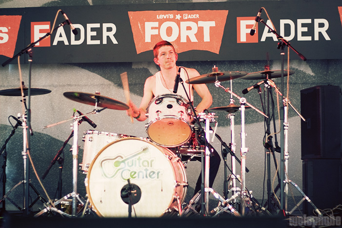 Let's Wrestle at Levi's/Fader Fort, March 18, 2009. Photo by Joshua Holt.