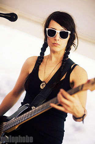 Marnie Stern at Club Deville, March 18, 2009. Photo by Joshua Bean.
