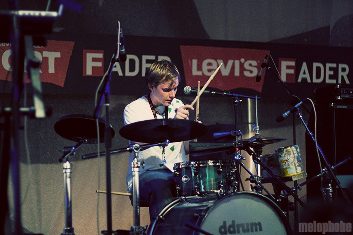 Micachu and the Shapes at Levi's/Fader Fort, March 18, 2009. Photo by Joshua Holt.