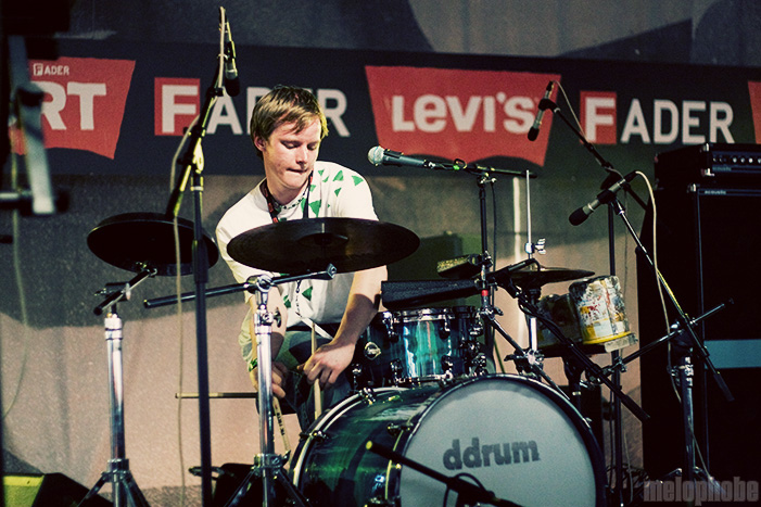 Micachu and the Shapes at Levi's/Fader Fort, March 18, 2009. Photo by Joshua Holt.