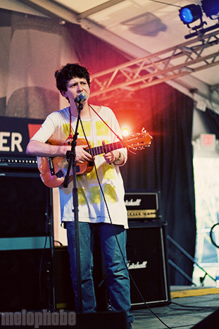Micachu and the Shapes at Levi's/Fader Fort, March 18, 2009. Photo by Joshua Holt.