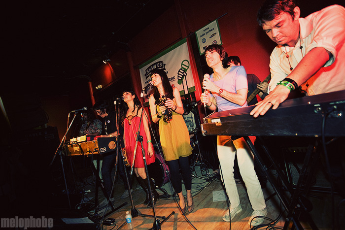 The Phenomenal Handclap Band at Radio Room, March 18, 2009. Photo by Joshua Bean.