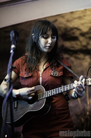 Those Darlins at Club Deville, March 18, 2009. Photo by Ari Sommer.