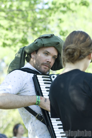 A Hawk and a Hacksaw at French Legation Museum, March 19, 2009. Photo by Nicole Kristek.