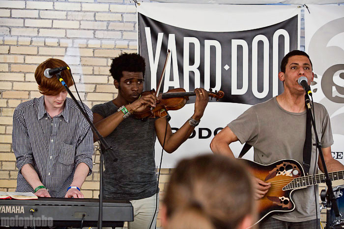 Miles Benjamin Anthony Robinson at Yard Dog, March 19, 2009. Photo by Ari Sommer.