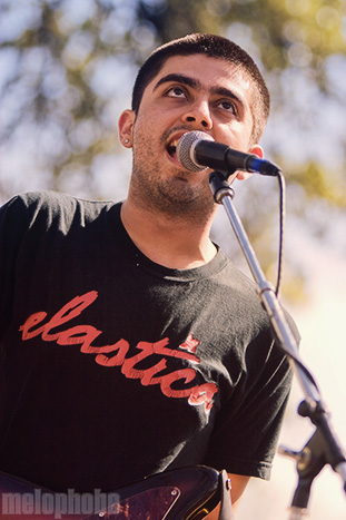 Abe Vigoda at Waterloo Park, March 21, 2009. Photo by Joshua Bean.