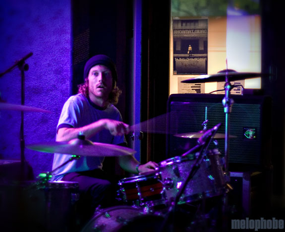 Drew Andrews at Submerged, March 21, 2009. Photo by Nicole Kristek.