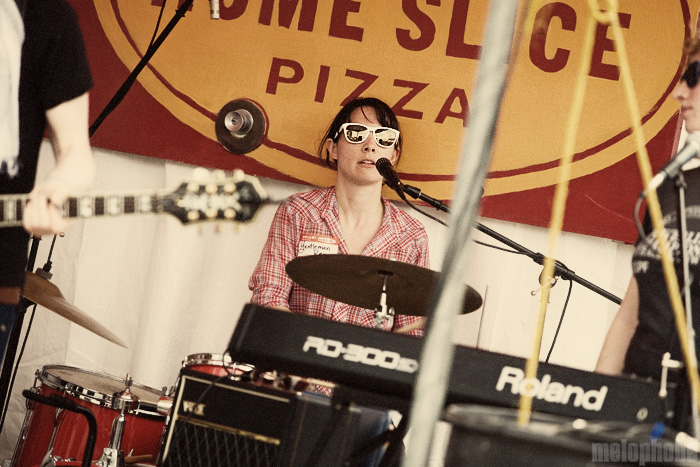 Gentleman Reg at Home Slice Pizza, March 21, 2009. Photo by Ari Sommer.