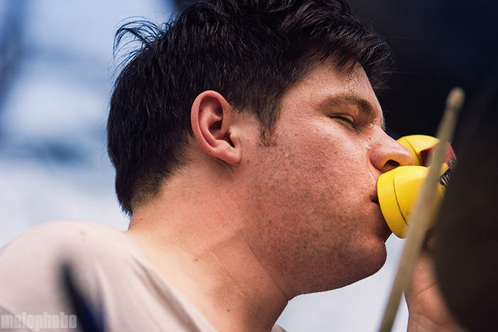 Japanther at Waterloo Park, March 21, 2009. Photo by Joshua Bean.