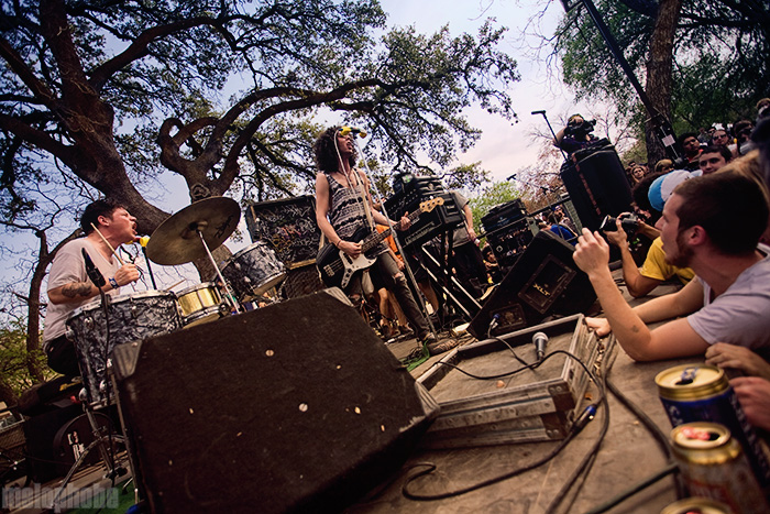 Japanther at Waterloo Park, March 21, 2009. Photo by Joshua Bean.
