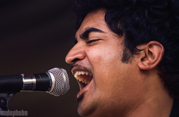 King Khan & the Shrines at Waterloo Park, March 21, 2009. Photo by Joshua Bean.