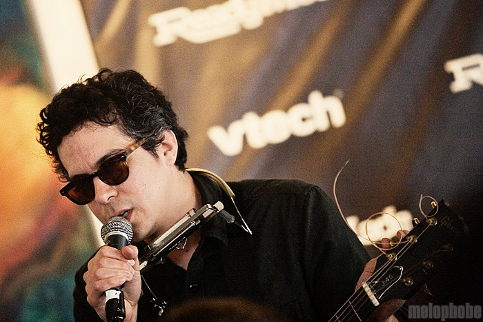 M. Ward at Halcyon, March 21, 2009. Photo by Ari Sommer.