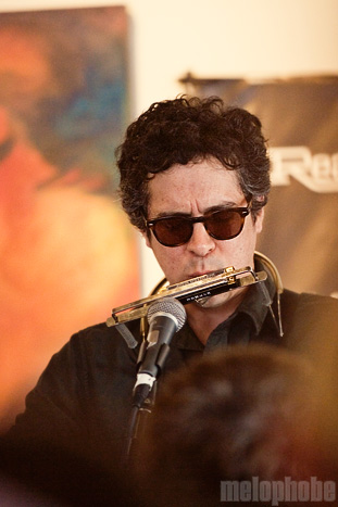 M. Ward at Halcyon, March 21, 2009. Photo by Ari Sommer.