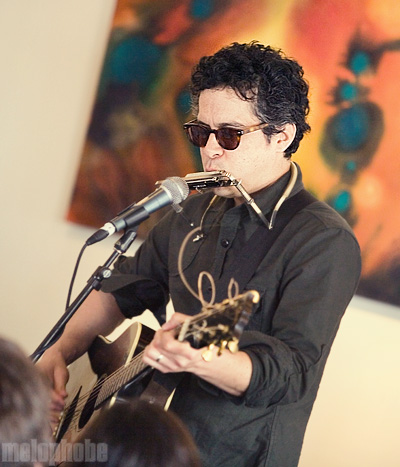 M. Ward at Halcyon, March 21, 2009. Photo by Ari Sommer.