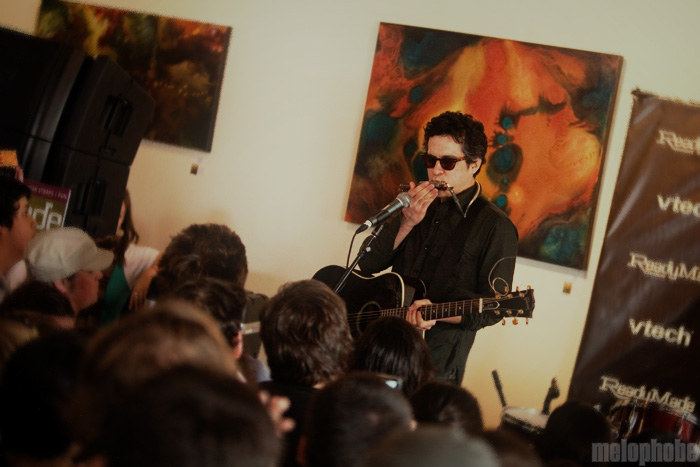 M. Ward at Halcyon, March 21, 2009. Photo by Ari Sommer.