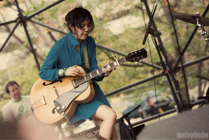 Thao Nguyen at Waterloo Park, March 21, 2009. Photo by Ari Sommer.