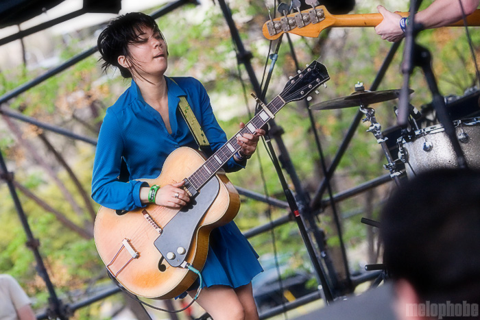Thao Nguyen at Waterloo Park, March 21, 2009. Photo by Ari Sommer.
