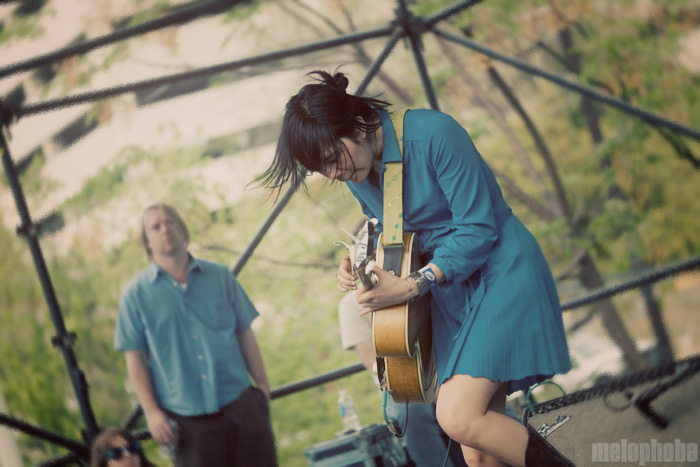 Thao Nguyen at Waterloo Park, March 21, 2009. Photo by Ari Sommer.