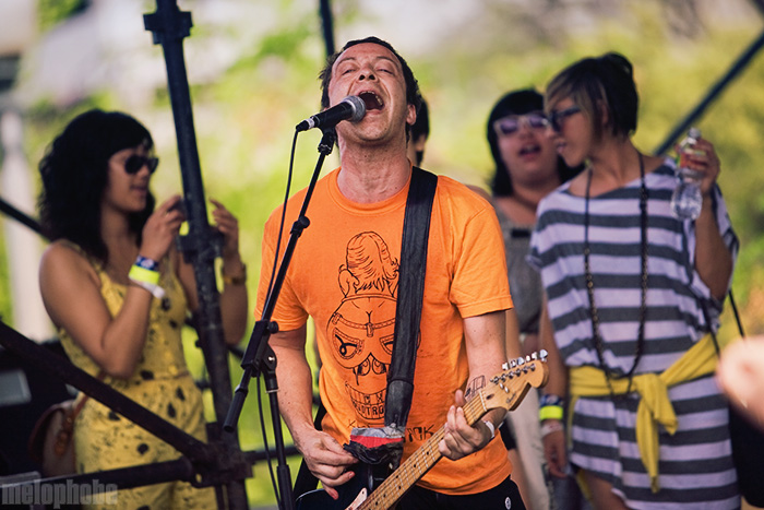 The Death Set at Waterloo Park, March 21, 2009. Photo by Joshua Bean.