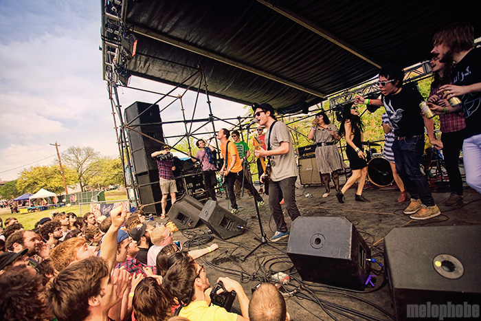 The Death Set at Waterloo Park, March 21, 2009. Photo by Joshua Bean.