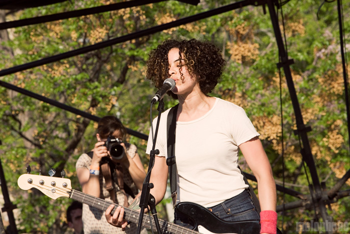 The Thermals at Waterloo Park, March 21, 2009. Photo by Ari Sommer.