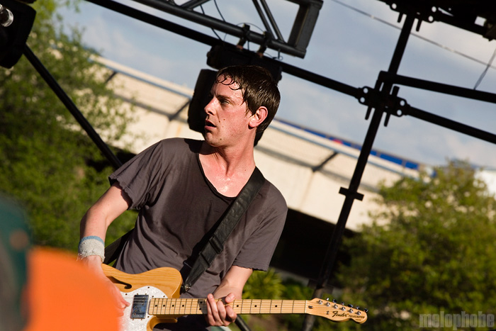 The Thermals at Waterloo Park, March 21, 2009. Photo by Ari Sommer.