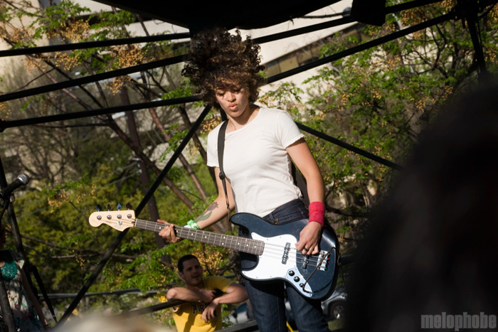 The Thermals at Waterloo Park, March 21, 2009. Photo by Ari Sommer.