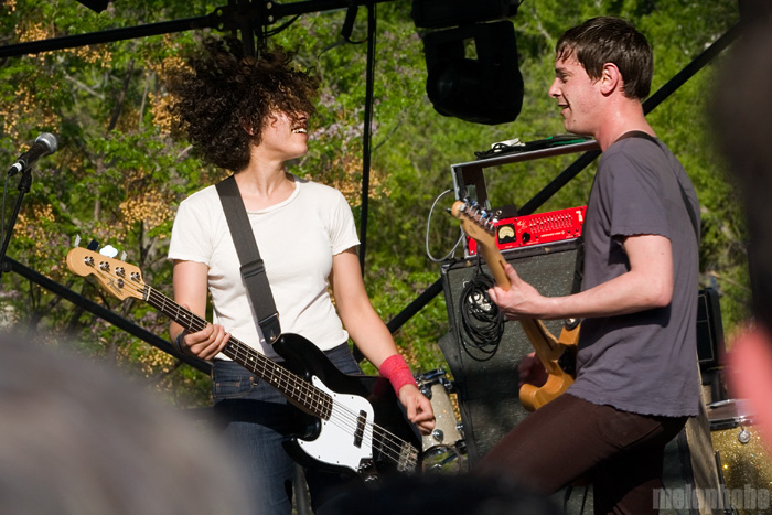 The Thermals at Waterloo Park, March 21, 2009. Photo by Ari Sommer.