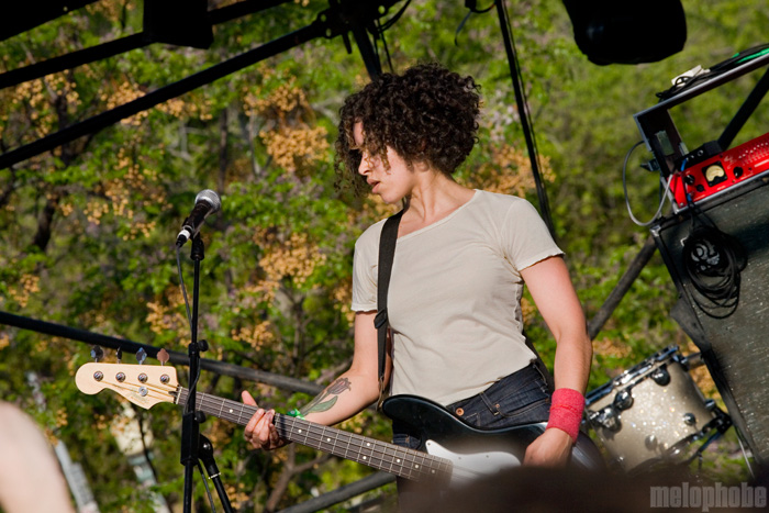 The Thermals at Waterloo Park, March 21, 2009. Photo by Ari Sommer.