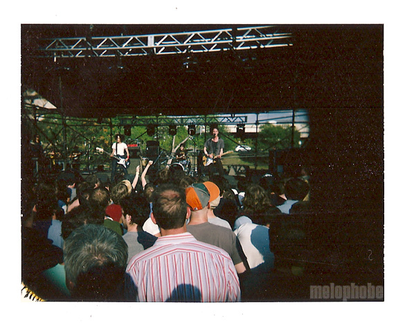 The Thermals at Waterloo Park, March 21, 2009. Photo by Ari Sommer.