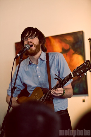 Will Scheff at Halcyon, March 21, 2009. Photo by Ari Sommer.