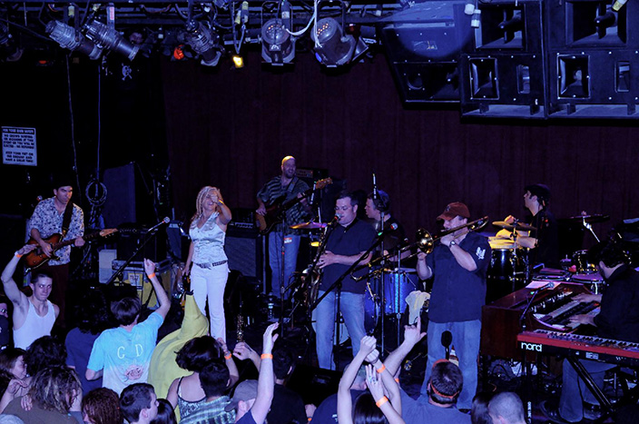 Deep Banana Blackout at Paradise Rock Club, March 22, 2009. Photo by Lencia Payne.