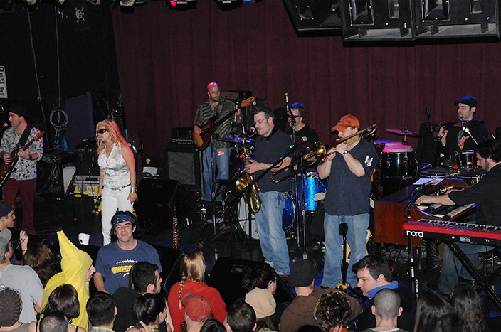 Deep Banana Blackout at Paradise Rock Club, March 22, 2009. Photo by Lencia Payne.