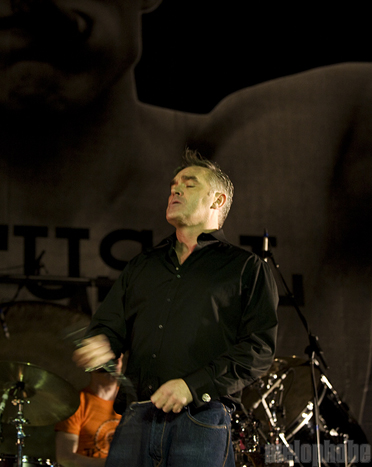 Morrissey at House of Blues, March 29, 2009. Photo by Ion Sokhos.