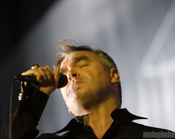 Morrissey at House of Blues, March 29, 2009. Photo by Ion Sokhos.