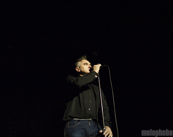 Morrissey at House of Blues, March 29, 2009. Photo by Ion Sokhos.