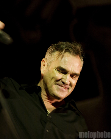 Morrissey at House of Blues, March 29, 2009. Photo by Ion Sokhos.