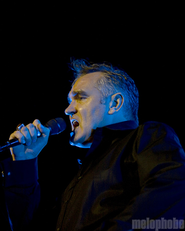 Morrissey at House of Blues, March 29, 2009. Photo by Ion Sokhos.