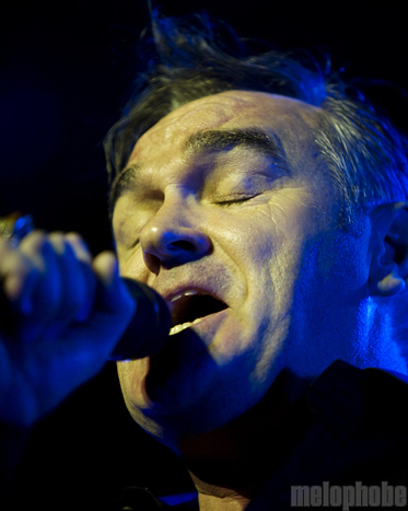 Morrissey at House of Blues, March 29, 2009. Photo by Ion Sokhos.