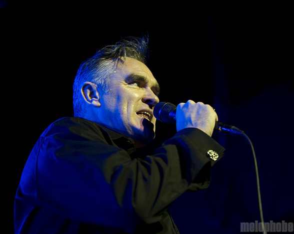 Morrissey at House of Blues, March 29, 2009. Photo by Ion Sokhos.
