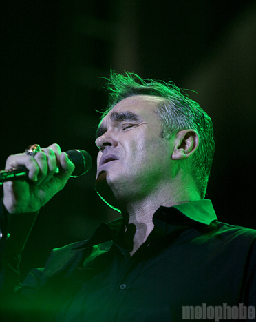 Morrissey at House of Blues, March 29, 2009. Photo by Ion Sokhos.