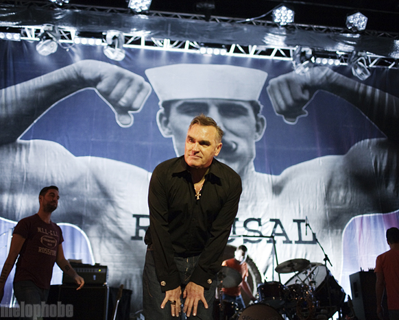 Morrissey at House of Blues, March 29, 2009. Photo by Ion Sokhos.