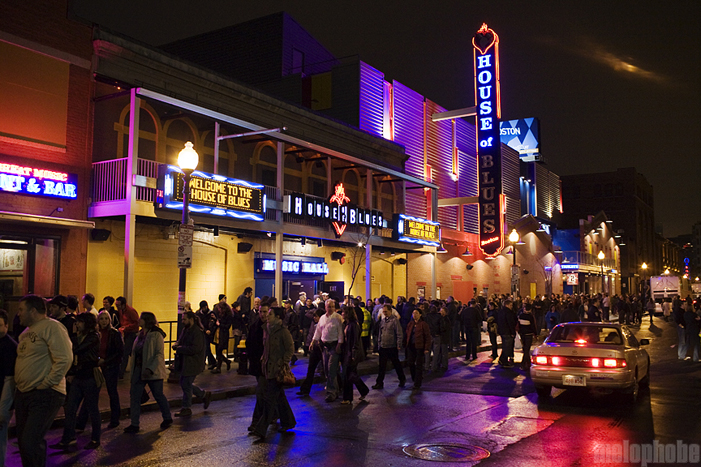Morrissey at House of Blues, March 29, 2009. Photo by Ion Sokhos.