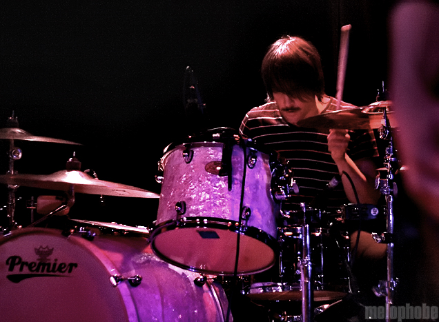 Asobi Seksu at Middle East Upstairs, March 30, 2009. Photo by Ben Piper.