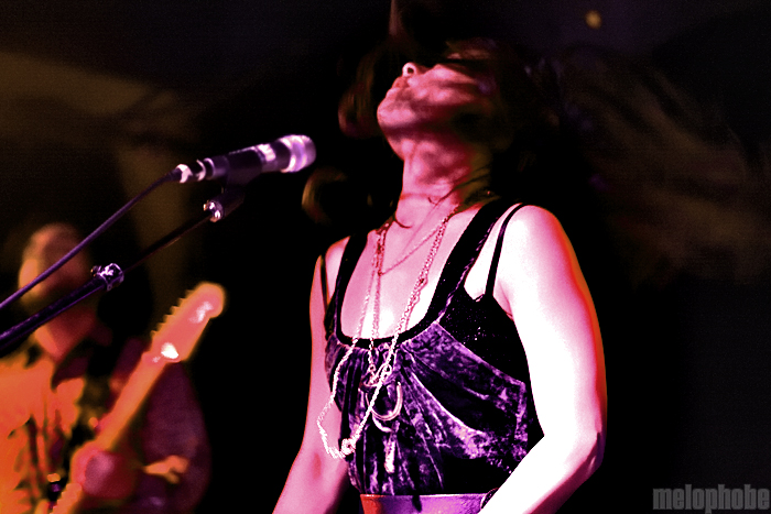 Asobi Seksu at Middle East Upstairs, March 30, 2009. Photo by Ben Piper.