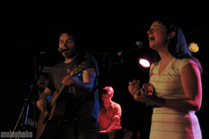 Blind Pilot at Mercury Lounge, March 31, 2009. Photo by Anna Gillespie.